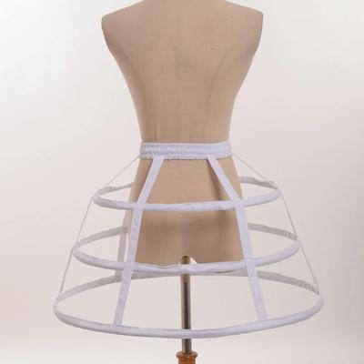 Регулируемая талия Лолита Полая нижняя юбка Фалабала Подкладка свадебного платья невесты Девочки