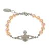 МИНИ-БАРЕЛЬЕФ Жемчужный браслет из латуни [Vivienne Westwood] Женский 61030001/02P445 [Товар]