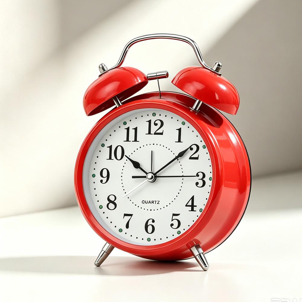 Digital simple desktop clock, student bedroom bedside special wake-up artifact, oversized sound small alarm clock