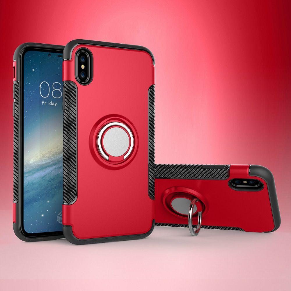 Hybrid Armor Hard Protective Case Rugged Shockproof Ring Holder Cover Kickstand