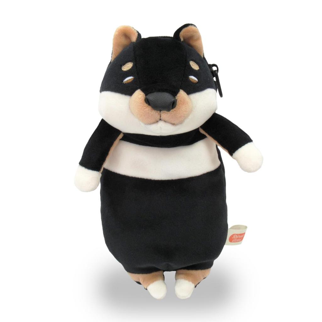 Shinada Global Серия Mochi Mochi Собака Mochi Пенал Куросиба 9 x 8 x 18см Пенал Собака Животное MPIN-0180B