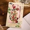 Metal Metal Bookmark Chinese Style Floral Painting Bookmark Retro Hollow Bookmark  Student