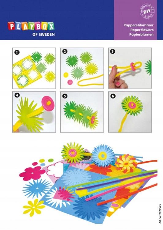 DIY Decorative Paper Flowers To Make 56 Pcs
