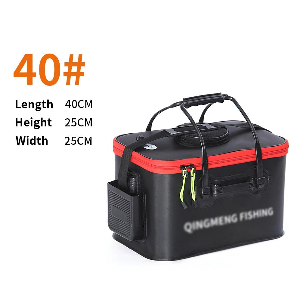 Портативный складной утолщенный ящик для рыбалки из ЭВА, ведро для рыбалки на открытом воздухе, сумка для снастей, ящик для рыбы 11/19/23/28/35 л