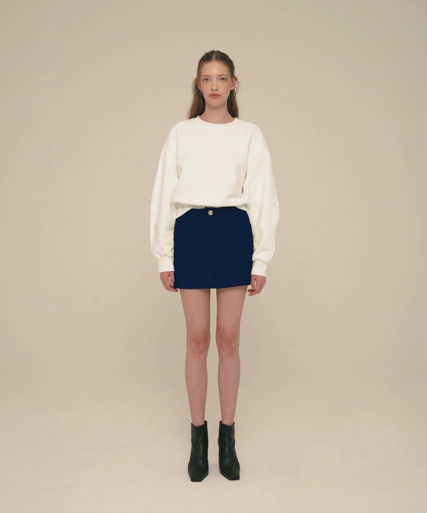 Aiseugadeuneiogongpal Wool Blended Mini Skirt