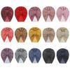 Baby Tire Cap New Imitation Cashmere Bow Children's Indian Hat Pullover Hat Baby Bag Head Hat Rimless