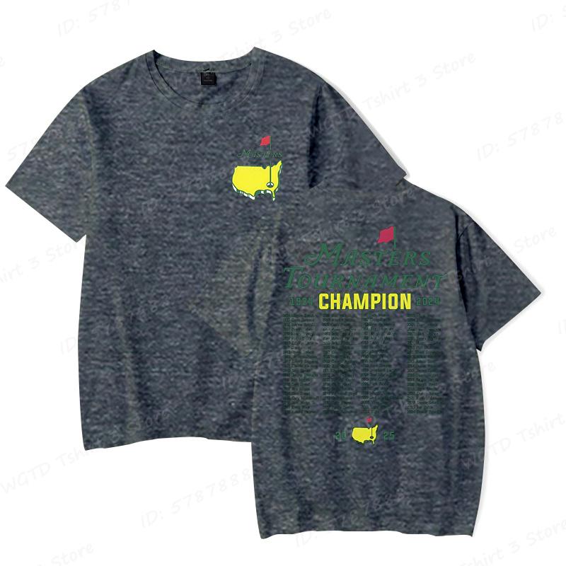 Футболка The Masters Golf Tournament Augusta National Champions of Golf для Мужчин Женщин Графические Футболки Модные Унисекс Футболки Топы