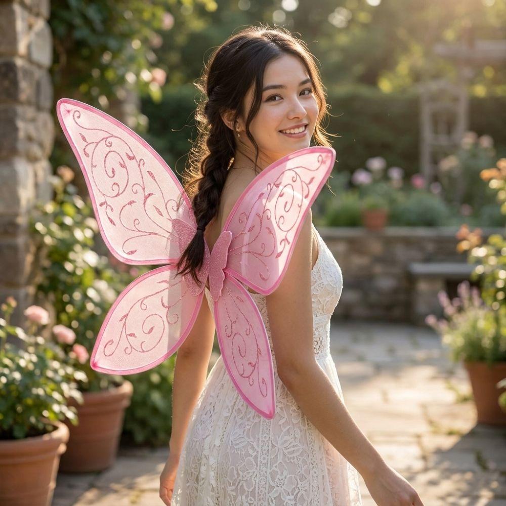 Sparkle Butterfly Princess Wings Organza Cosplay Elf Wings Fairy Butterfly Wings Halloween Party