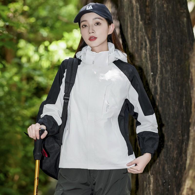 2026 Detachable Hooded Hiking Jacket Waterproof Windproof Outdoor Casual Top