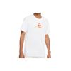 Nike Футболки Мужские Белые С Круглым Вырезом Умеренный Прямой Крой DD8472-100