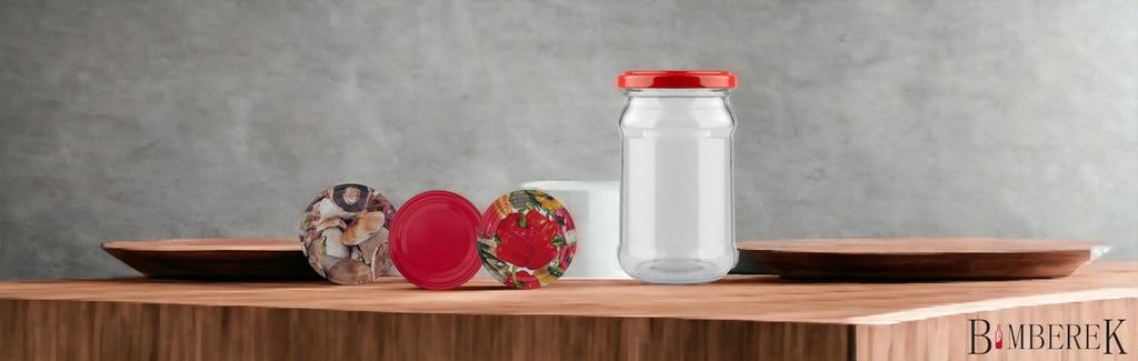 105x 315ml GLASS JAR FOR PRESERVATIONS JAM HONEY JAM WITH A CAP