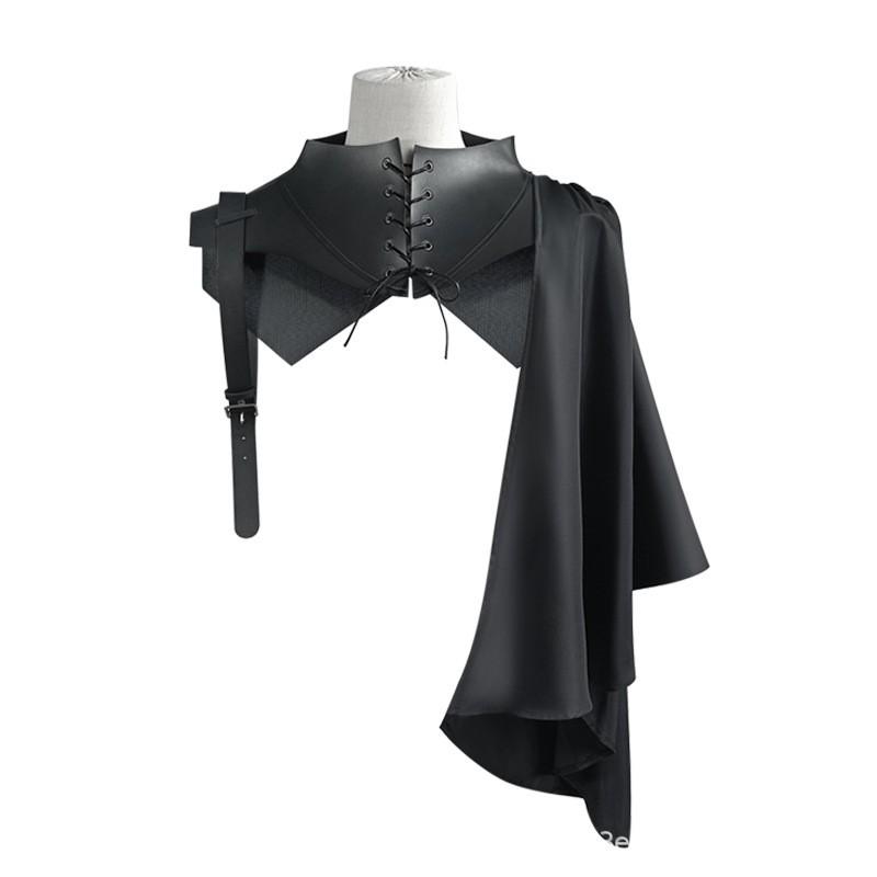 Medieval Knight Cloak Halloween Vampire Cosplay Costume Gothic Devil Shawl Roleplay