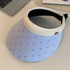 Sweet Empty Top Cap Anti-UV Visor Cap Simple Woman Sun Hat  Travel