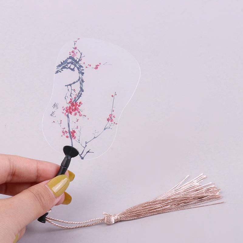 2Pcs 1:12 Dollhouse Miniture Simulation Palm-Leaf Fan Model Toy Home Decoration Accessories