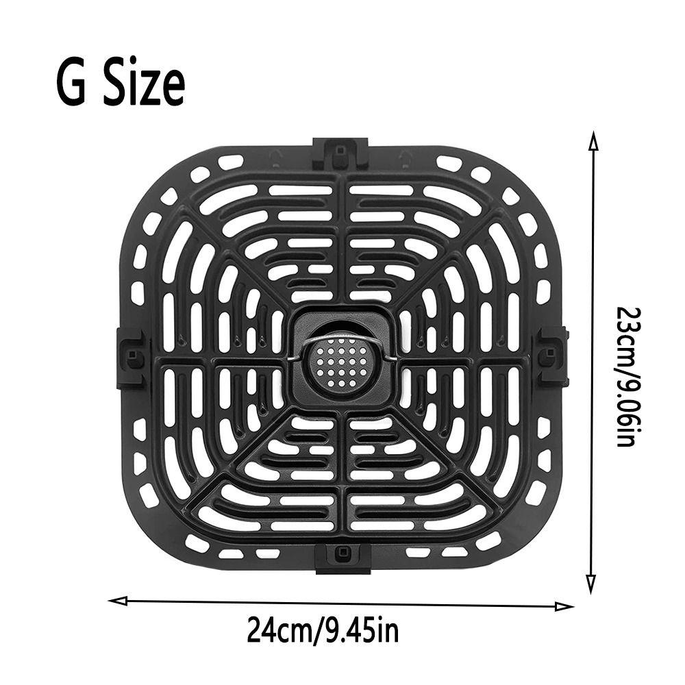 Круглый коврик для аэрофритюрницы Квадратная корзина-гриль Антипригарная сковорода-фритюрница Гриль-сковорода для аэрофритюрницы Запасной противень
