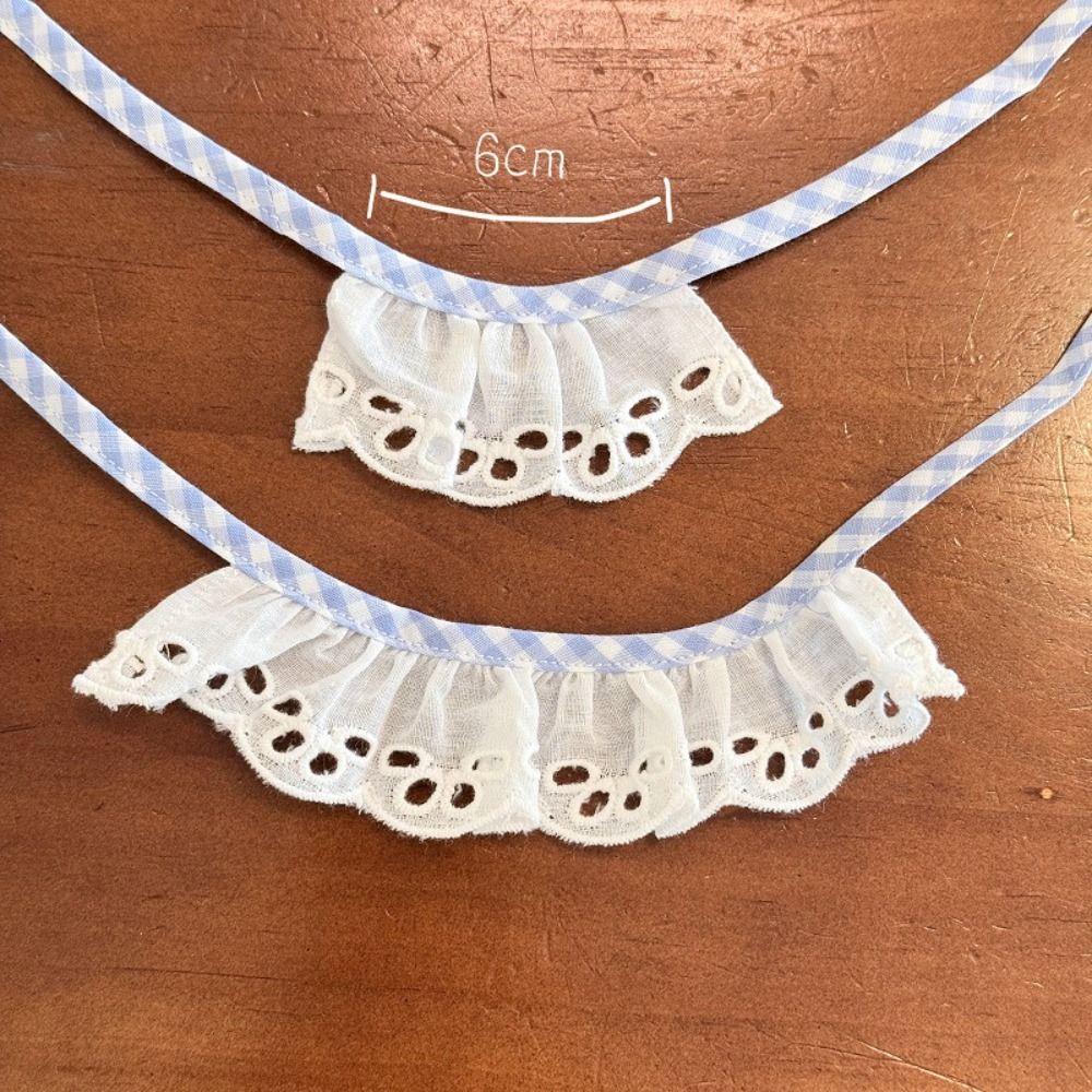 Mini Retro Lace Collar Apron for 10~15cm Cotton Doll for 17cm Dolls DIY Accessories