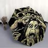Ozzy Osbourne Fashionable Automatic Opening/Closing Folding Umbrella. Portable and Foldable, Ideal for Gift, Travel, and Daily Use.