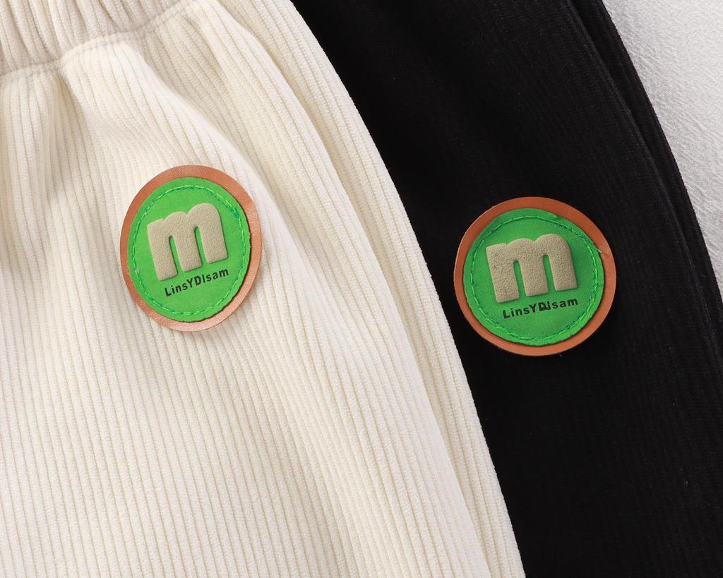 Детские ребристые полосатые брюки - осенне-зимние вельветовые брюки с длинными штанинами для мальчиков и девочек