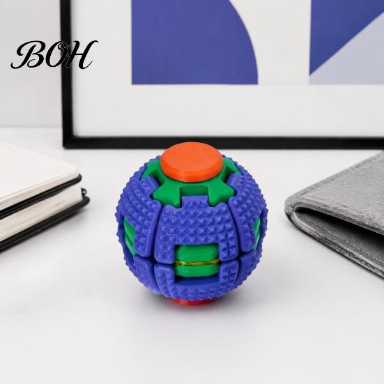 Вращающийся Шарик Игрушка 3D Печать Нажми Покрути Шипастый Шар, Снятие Стресса Тревоги Спиннер, Крутящийся Настольный Спиннер для Детей Подростков
