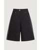 LUCKY CHOUETTE Tape Point Bermuda Shorts (Black) Lfpow25405Bkx