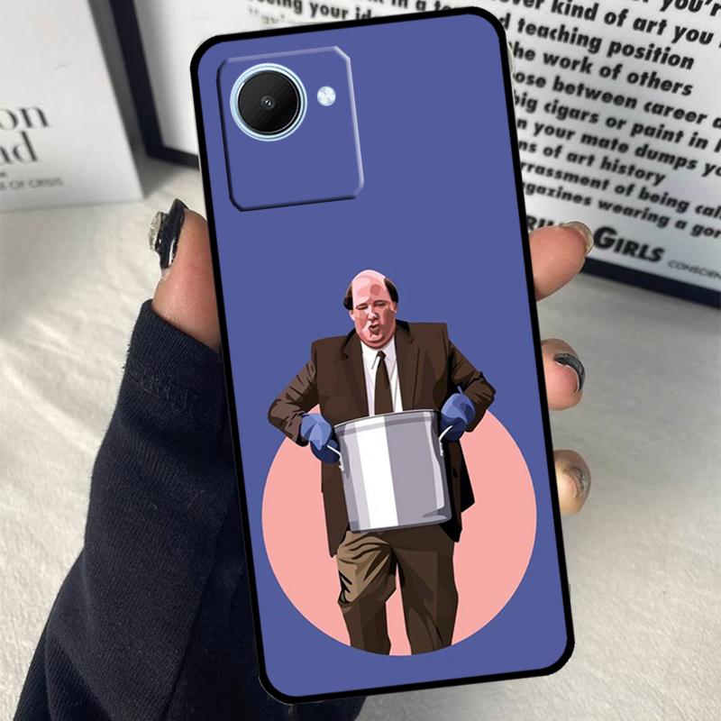 Чехол The Office Dunder Mifflin для Realme C55 C75 C67 C63 C51 C61 C53 C35 C65 C71 11 12 13 14 Pro Plus GT6 GT7 15 Pro
