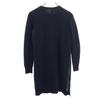 Wool Long Sleeve Knit One Piece S Navy System Women Used