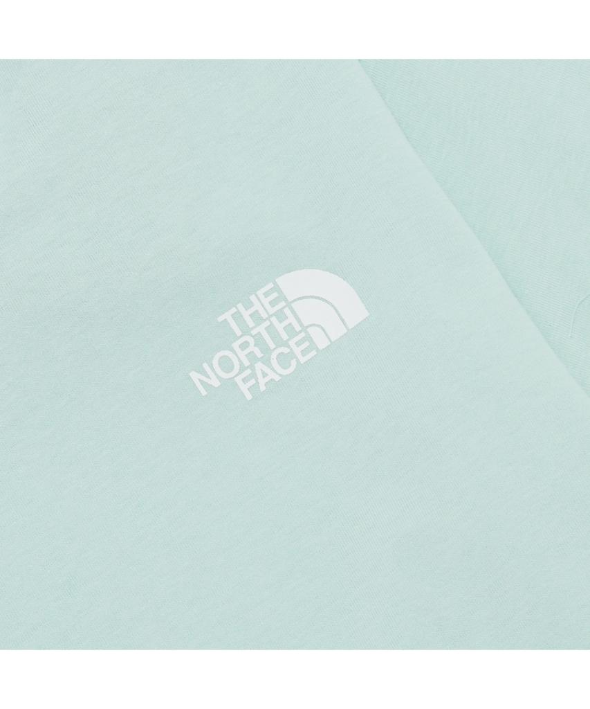 Noseupeiseu Nt7Ur42B Женская футболка с коротким рукавом и круглым вырезом Tnf Hangeul_Мятный