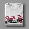 Винтажная футболка Babymonster Batter Up Kpop Мужская с круглым вырезом Хлопковые футболки с коротким рукавом Футболки больших размеров Топы