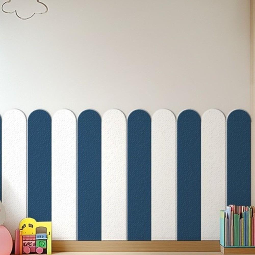 10 pieces/set Thickening Anti-collision Wall Sticker Solid Color Wall Protector  Corridors