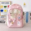 Star Large Capacity Nylon Backpacks High Quality Unique Design Cute Color Matching Schoolbags for Women Casual Coin Purse