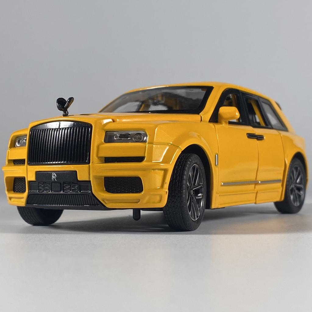 1/32 Rolls Royce Curinnan Luxury Car Alloy Diecast Metal Model Simulation Sound Light Pull Back Toys Collect Ornament Boys Gifts