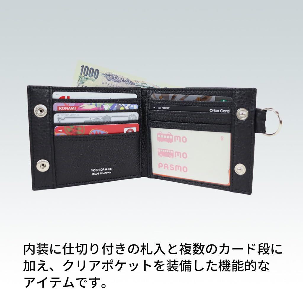 CALM WALLET Двойной кошелек [Porter] 041-03123 Черный/10