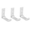 3Pcs Folding Coat Hooks Aluminum Alloy Foldable Wall Hook for Office Bedroom Living Room Dining