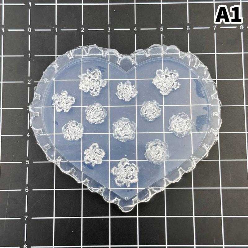 3D Силиконовые Цветы Листья Бабочка Дизайн Маникюрные Шаблоны для Лепки Форма для Маникюра Инструмент для Маникюра Декор Подарки