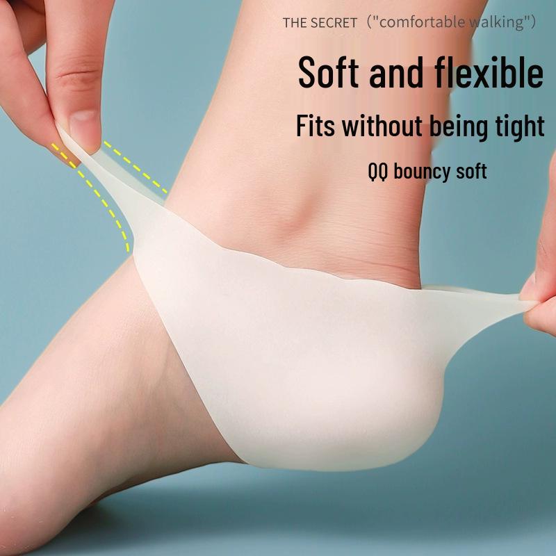 8-Pack Silicone Heel Protectors: Anti-Cracking Foot Care Covers