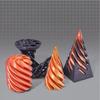 3D-печатная спиральная конусная игрушка, невозможная пирамида, сквозная скульптура, сквозная пирамида, игрушка-фиджет, мини-вихревая нить, иллюзия