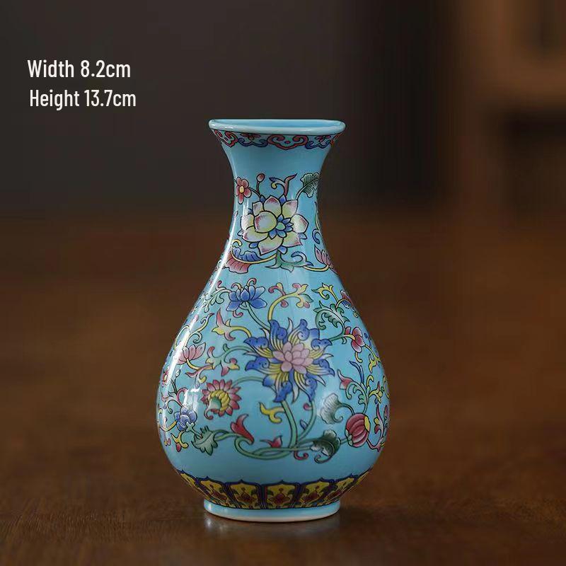 Сине-белая фарфоровая китайская дзен-ваза для стены - керамическое подвесное украшение для декора офиса или дома