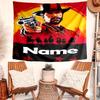 Personalized Red Dead Redemption Background Tapestry,Custom Name Birthday Party,Multifunctional Wall Decoration for Home Decor,Various Occasions