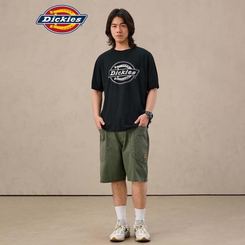 Мужская винтажная рабочая футболка с графическим принтом Dickies DK0A8E46
