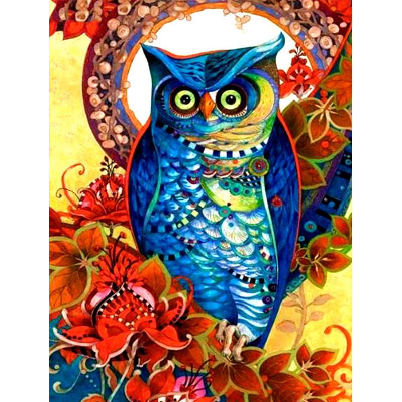 5d Алмазная вышивка Сова Мозаика Набор для вышивки крестом Круглая квадратная алмазная живопись Животное Новое поступление Стразы из бисера Ручная работа Хобби