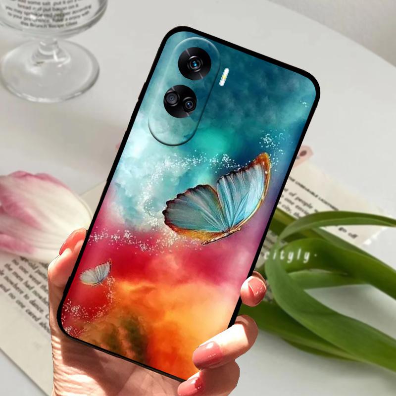 Для Чехол Honor 90 Lite Чехол Волк Лев Силиконовая Задняя Крышка Чехол для Телефона для Honor 90 Lite 5G Мягкий Чехол Honor 90Lite 90 Light Funda