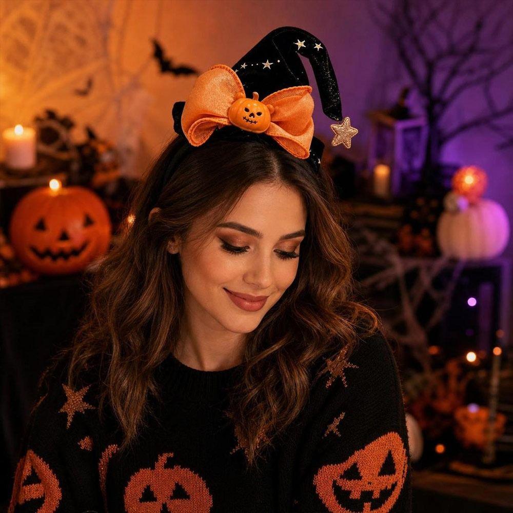 Decorative Style Halloween Headband Fabric Ghost Headband Halloween Party