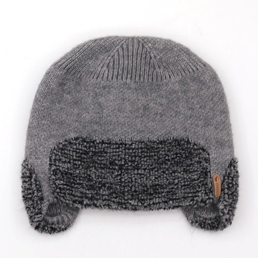 Warm Earflap Hat Windproof Windproof Hat New Knitted Beanie Hat Unisex