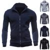 (Great home)Men's Autumn Winter Leisure Sports Cardigan Zipper Sweatshirts Tops Jacket Coat