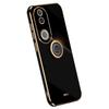 XINLI For vivo V50 5G Case Ring Kickstand Electroplating TPU Phone Cover