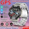 Умные часы GPS с ИИ ChatGPT, водонепроницаемость 5 ATM, Bluetooth-звонки, встроенный компас, альтиметр, барометр, спортивные часы со светодиодным фонариком