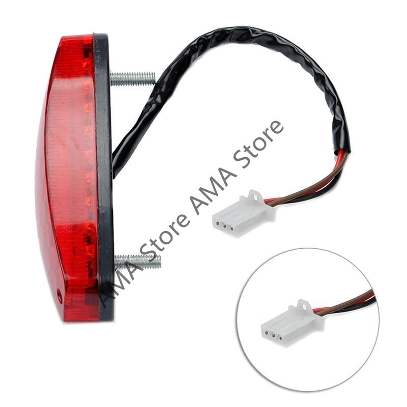X7JF Universal 12V for DC LED Brake Stop Tail Light Indicators for Motorcycle