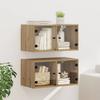 Wall Cabinets 2 Pcs 68 x 37 x 35 cm Engineered Wood Artisan Oak