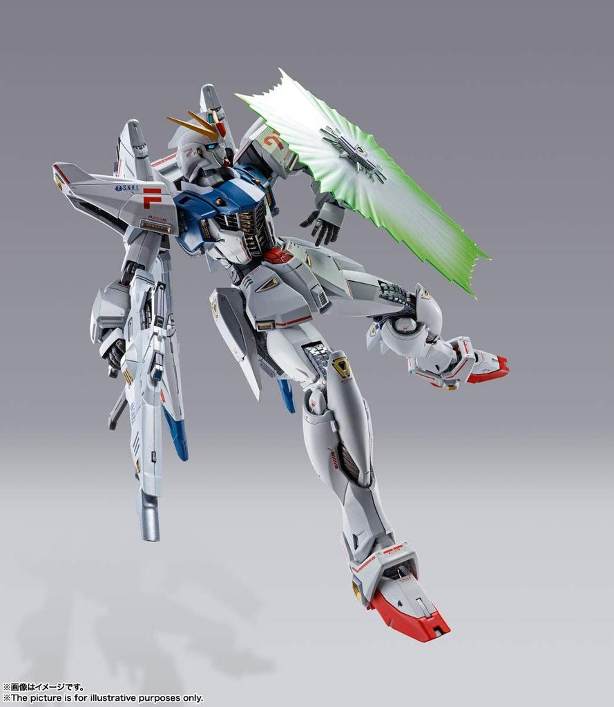 TAMASHII NATIONS МЕТАЛЛИЧЕСКАЯ КОНСТРУКЦИЯ Мобильный костюм Гандам F91 Гандам F91 ХРОНИКА БЕЛАЯ версия. приблизительно. 170 мм ABS и ПВХ, литая окрашенная подвижная фигурка
