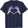 Skeleton Hands Heart Spooky Season Halloween Costume Women Unisex T-Shirt